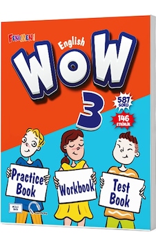 Gama Fenomen 2024 3. Sınıf Wow English Practice Book + Workbook + Test Book 2024 Gama Fenomen 2024 3. Sınıf Wow English Practice Book + Workbook + Test Book 2024