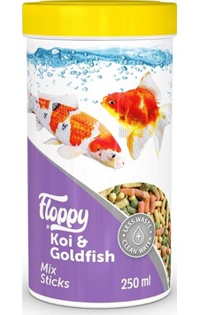 Floppy Koi Goldfish Mix Stick Japon Balık Yemi 250 ML
