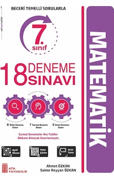 Ata Yayıncılık 7. Sınıf 18 Deneme Sınavı Matematik