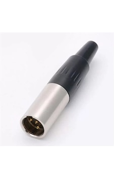 Mini Xlr 3 Pin Erkek Fiş 10x47mm Mini Xlr 3 Pin Erkek Fiş 10x47mm