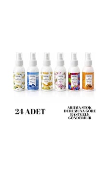 Sprey Koku 100ml Oto Araç İçi Oda Ofis Kokusu Tüm Kapalı Alanlarda Kötü Hava Giderici Ferah Aromalar Mix Karışık 24 Adet 24pcs Sprey Koku 100ml Oto Araç İçi Oda Ofis Kokusu Tüm Kapalı Alanlarda Kötü Hava Giderici Ferah Aromalar Mix Karışık 24 Adet 24pcs