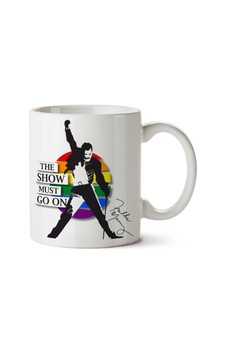 Queen The Show Must Go On İki Tarafı Baskılı Kupa Bardak Çok Renkli Queen The Show Must Go On İki Tarafı Baskılı Kupa Bardak Çok Renkli