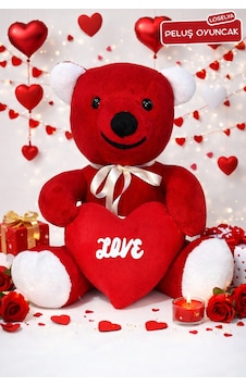 Sevgililer Günü Peluş Oyuncak Hediyelik Kırmızı Love Kalpli Peluş Ayıcık 50 Cm Kırmızı-kalpli Kırmızı Ayıcık Sevgililer Günü Peluş Oyuncak Hediyelik Kırmızı Love Kalpli Peluş Ayıcık 50 Cm Kırmızı-kalpli Kırmızı Ayıcık