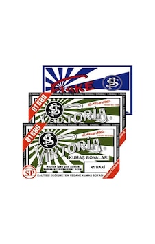 Viktoria Kumaş Boyası Haki 2Pk+Fiske Sabitleme 1Pk Viktoria Kumaş Boyası Haki 2Pk+Fiske Sabitleme 1Pk