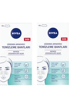 Nivea Gözenek Temizleme Bantları 2 x 4'lü Nivea Gözenek Temizleme Bantları 2 x 4'lü