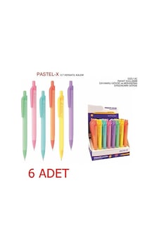 Pastel-x 0.7 MM Uçlu Kalem 6 Adet Set