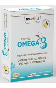 NOUPLUS OMEGA3 PREMİUM 60 KAPSÜL NOUPLUS OMEGA3 PREMİUM 60 KAPSÜL