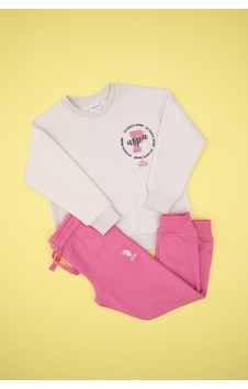 U.S. Polo Assn. Kız Çocuk Pembe Eşofman Takımı 50318958-VR049