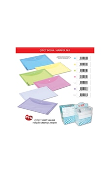 Abka Çıtçıtlı Dosya Şeffaf 1 Paket 12 Adet Diğer Abka Çıtçıtlı Dosya Şeffaf 1 Paket 12 Adet Diğer