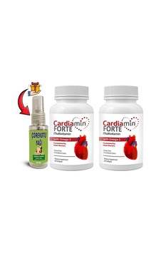 Cardiamin Forte 2 Kutu Multivitaminli Omega3lü 60 Soft Jel Kapsüllü Formül + Çörek Otu Yağı 30 Ml Cardiamin Forte 2 Kutu Multivitaminli Omega3lü 60 Soft Jel Kapsüllü Formül + Çörek Otu Yağı 30 Ml