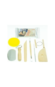 Ahşap Saplı Seramik Ve Doğal Kil Hamuru Oyma Şekil Verme Alet Seti Yeni Başlayanlar İçin Ceramic Şekillendirme El Aleti Seti Beyaz Kil/white Clay Pottery Tool Kit Ahşap Saplı Seramik Ve Doğal Kil Hamuru Oyma Şekil Verme Alet Seti Yeni Başlayanlar İçin Ceramic Şekillendirme El Aleti Seti Beyaz Kil/white Clay Pottery Tool Kit