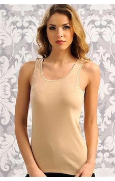 Amora Secret Pamuklu Geniş Askılı Atlet Ten