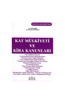 Kat Mülkiyeti Ve Kira Kanunları 2002 Basım
