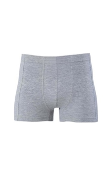 Lonca Tekstil Gri Renk Erkek Boxer Tekli Paket Gri