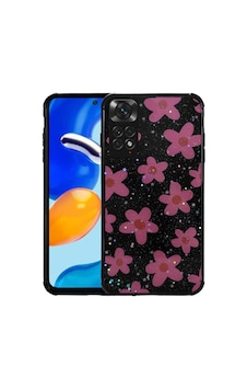 Zore Redmi Note 11s Global Kılıf Simli Desenli Kamera Korumalı Parlak Omsy Popy Kapak - Çiçek Zore Redmi Note 11s Global Kılıf Simli Desenli Kamera Korumalı Parlak Omsy Popy Kapak - Çiçek