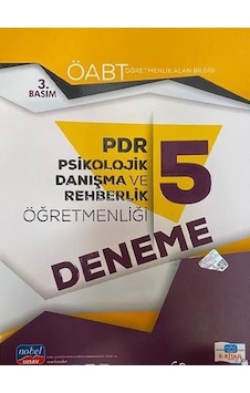 2021 ÖABT Psikolojik Danışma ve Rehberlik Öğretmenliği 5 Deneme- Nobel Sınav 2021 ÖABT Psikolojik Danışma ve Rehberlik Öğretmenliği 5 Deneme- Nobel Sınav