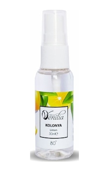 Venilia 80 Derece Limon Kolonyası Cep ve Çanta Boy Sprey 30 ML Venilia 80 Derece Limon Kolonyası Cep ve Çanta Boy Sprey 30 ML