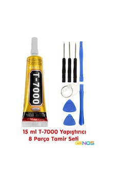 50ml T7000 Cep Telefon Lcd Ekran Kapak Plastik Yapıştırıcı + 8 Parça Montaj Seti 50ml T7000 Cep Telefon Lcd Ekran Kapak Plastik Yapıştırıcı + 8 Parça Montaj Seti