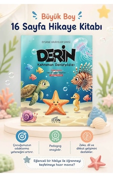 Derin - 16 Sayfa Eğitici Çocuk Hikaye Kitabı - Hediyeli Derin - 16 Sayfa Eğitici Çocuk Hikaye Kitabı - Hediyeli