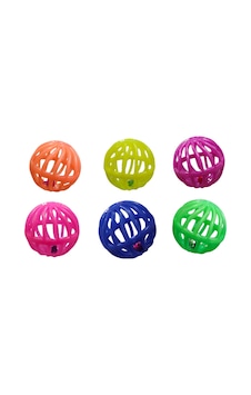 Kardelen Kedi Topu Kafesli 4 No 4 CM 6 Adet Kardelen Kedi Topu Kafesli 4 No 4 CM 6 Adet