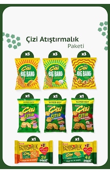 Çizi En Sevilen Atıştırmalık Paketi