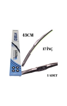 Gmax 43cm Hibrit Silecek 17 Inch İnç Tüm Araçlara Uyumlu Üniversal Aerodinamik Hybrid Oto Cam Sileceği Kutulu Gmax 43cm Hibrit Silecek 17 Inch İnç Tüm Araçlara Uyumlu Üniversal Aerodinamik Hybrid Oto Cam Sileceği Kutulu