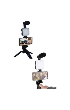 Mey İthalat Video Making Kit Telefon Tutucu Vlog Video Mini Led Işıklı Diğer Mey İthalat Video Making Kit Telefon Tutucu Vlog Video Mini Led Işıklı Diğer