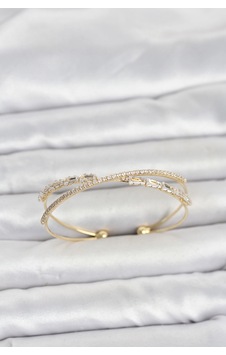 Pirinç Gold Renk Baget Zirkon Taşlı Kadın Bileklik Çok Renkli Pirinç Gold Renk Baget Zirkon Taşlı Kadın Bileklik Çok Renkli
