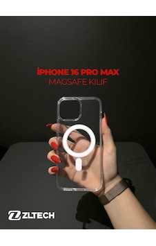 Apple iPhone 16 Pro Max Uyumlu Magsafe Özellikli Sert Şeffaf Kılıf PLASTIC COVER Apple iPhone 16 Pro Max Uyumlu Magsafe Özellikli Sert Şeffaf Kılıf PLASTIC COVER