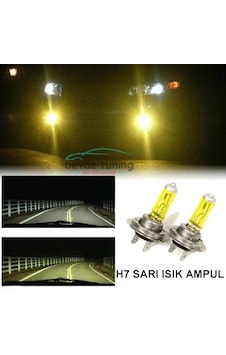 H7 Jdm Süper Sarı Işık Far Ampul 12V 100W H7 Jdm Süper Sarı Işık Far Ampul 12V 100W