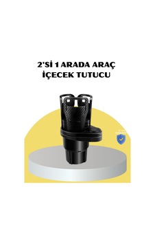 Araç - 144 - İkili Bardak Tutucu Ayarlanabilir Genişlik 360 - Shopgpt - Döner Sistem