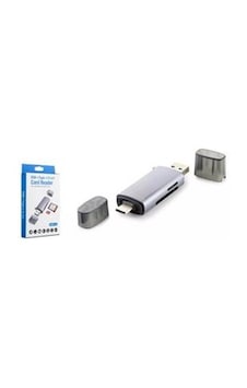 Hadron Hdx7031 Usb Type-c 3.0 Kart Okuyucu Sd Microsd 5 Gbps Gri Hadron Hdx7031 Usb Type-c 3.0 Kart Okuyucu Sd Microsd 5 Gbps Gri