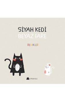 Siyah Kedi Beyaz Fare-Renkler - Duygu Yardımcı - Kumdan Kale Siyah Kedi Beyaz Fare-Renkler - Duygu Yardımcı - Kumdan Kale