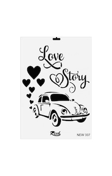 Mey İthalat Rich New Seri N-337 Stencil 35x25 Cm Mey İthalat Rich New Seri N-337 Stencil 35x25 Cm