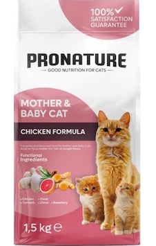 Pronature Mother & Baby Tavuk Etli Yetişkin Kedi Maması 1500 G
