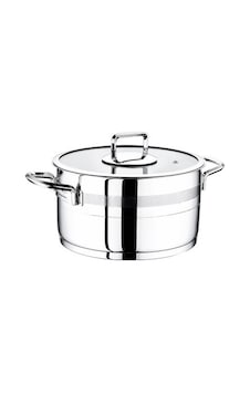 Evimsaray Safir 18 Cm Derin Çelik Tencere - S-1384 Inox