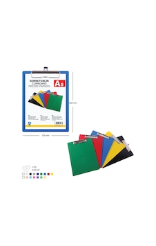 A5 Sekreterlik Kapaksız Clipboard Sert Plastik A5 Sekreterlik Kapaksız Clipboard Sert Plastik