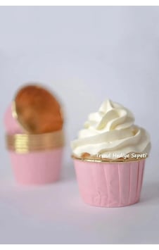 25&apos Li Pembe Gold Muffin Kek Kalıbı, Kek Kapsülü Cupcake Kalıbı, Airfryer Uyumlu . 25&apos Li Pembe Gold Muffin Kek Kalıbı, Kek Kapsülü Cupcake Kalıbı, Airfryer Uyumlu .