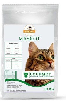 Maskot Gurme Yetişkin Kedi Maması 10 KG