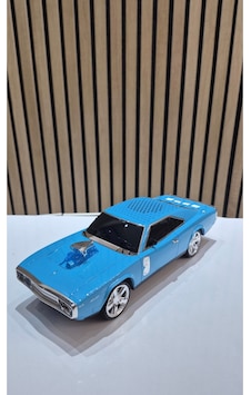 Rt-1959 Mavi Blue Arabalı Bluetooth Fm-usb-tf-aux Şarjlı Nostaljik Radyo Diğer