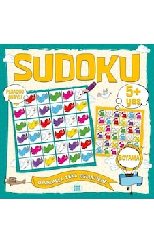 Çocuklar İçin Sudoku - Boyama 5+Yaş- Dokuz Yayınları Çocuklar İçin Sudoku - Boyama 5+Yaş- Dokuz Yayınları