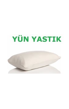 Yün Yastık - Yün Dolgulu Visco Yastık Beyaz