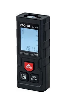 Proter Pl 50 R Lazer Metre 50 Mt. Lazer Mesafe Ölçer Kırmızı Lazerli Proter Pl 50 R Lazer Metre 50 Mt. Lazer Mesafe Ölçer Kırmızı Lazerli