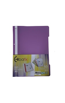 Bafix Telli Dosya Plastik A4 50li- Mor 0.75 LT - 2.5 LT - 12 KG