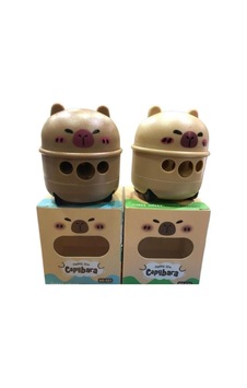 Three Holes Capybara Tekerlekli Kalemtraş Not-12 - 2 Adet Three Holes Capybara Tekerlekli Kalemtraş Not-12 - 2 Adet