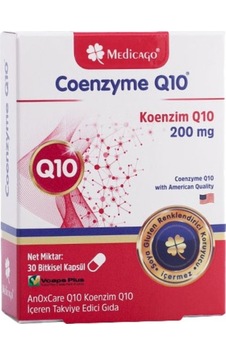 Medicago Coenzyme Q10 200 Mg 30 Kapsül Medicago Coenzyme Q10 200 Mg 30 Kapsül