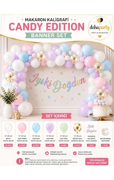 İyiki Doğdun Yazısı Gold Konfetili 52 Adet Makaron Pembe Mavi Lila Yeşil Balon Parti Konsepti Doğum Günü Seti Süs Çok Renkli İyiki Doğdun Yazısı Gold Konfetili 52 Adet Makaron Pembe Mavi Lila Yeşil Balon Parti Konsepti Doğum Günü Seti Süs Çok Renkli