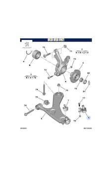 Rotil 208 P21e -2008 P24e 9824626780 Peugeot