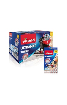 Vileda Ultramat Turbo Pedallı Temizlik Seti + Ultramat Yedek Paspas Vileda Ultramat Turbo Pedallı Temizlik Seti + Ultramat Yedek Paspas