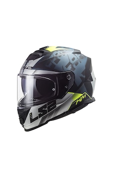 Ls2 Storm 2 Sprınter Mat Siyah-gri-cobalt Kask Ls2 Storm 2 Sprınter Mat Siyah-gri-cobalt Kask